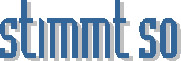 stimmt so Logo